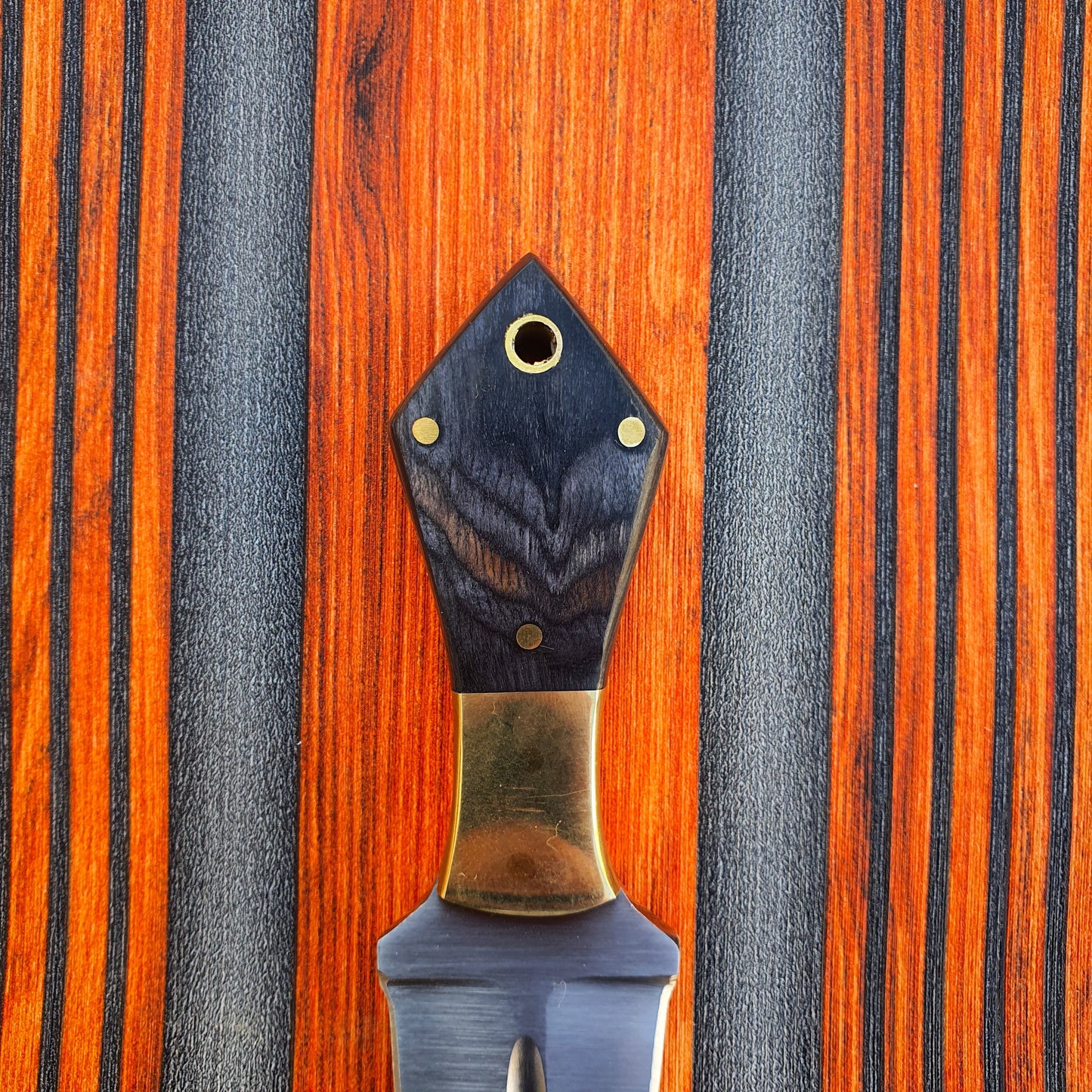 Handmade Push Dgr with Leather Sheath