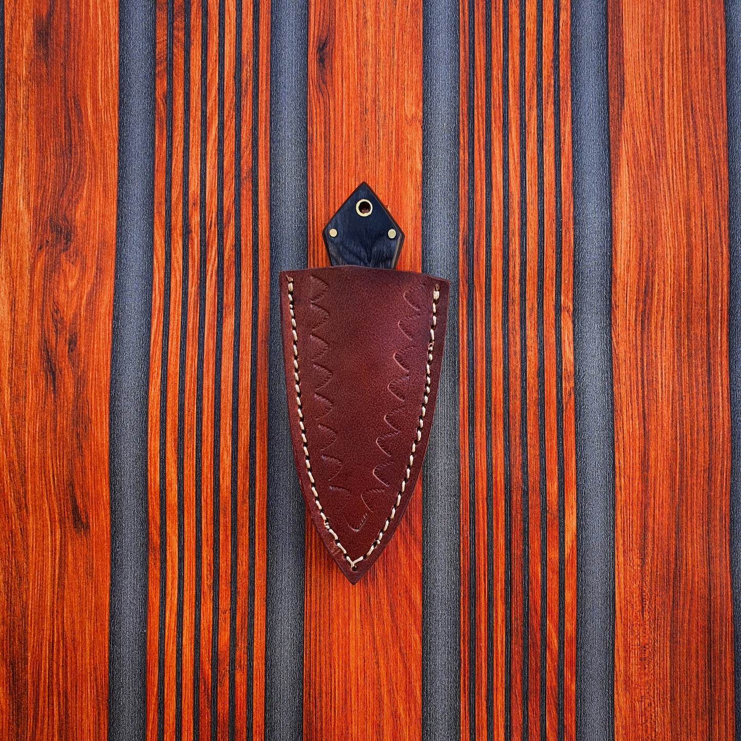 Handmade Push Dgr with Leather Sheath