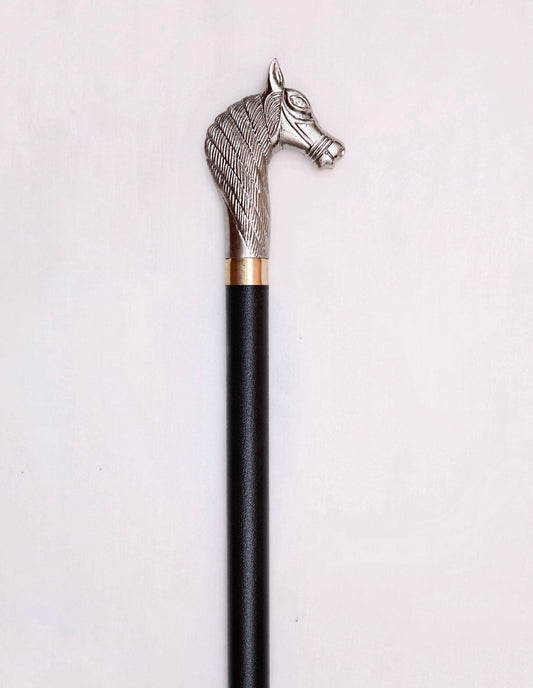 Handcrafted Horse walking cane