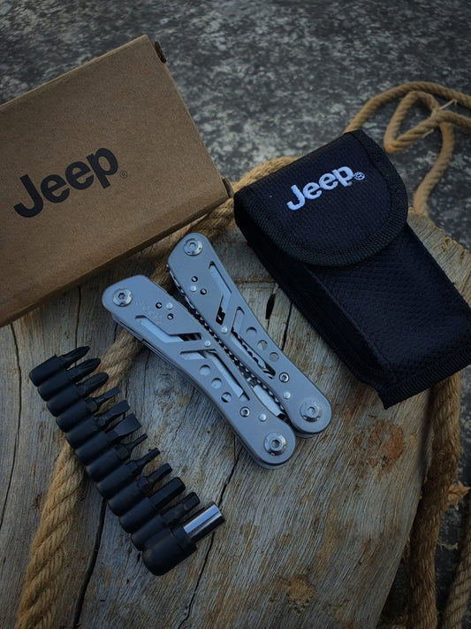 JEEP Multi-function Outdoor Set Pliers Stainless Steel Camping Screwdriver