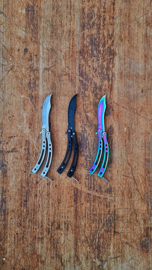 Curved Butterfly Knife